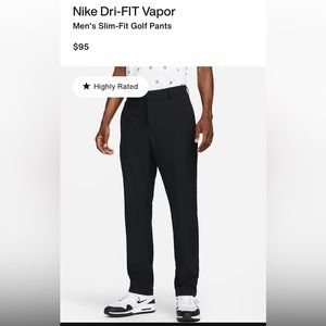 NAVY Nike Dri-fit Vapor Slim Fit Golf Pants